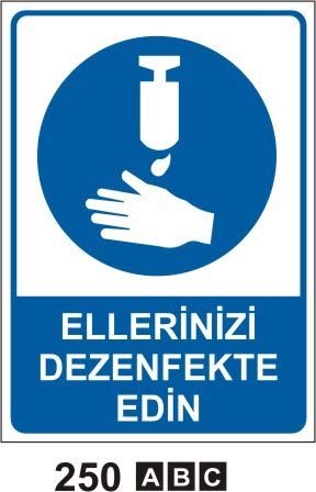 Ellerinizi Dezenfekte edin