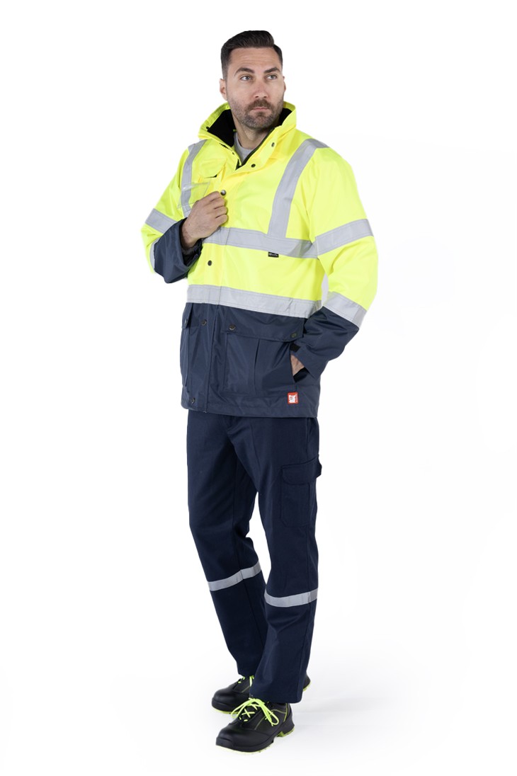 11227-5-i-bir-arada-hi-vis-kaban-sari-lacivert-renk-5300-owl-5300-sari-lacivert-1.jpg 5+1 Reflektörlü Kaban Hi-Vis Kışlık - Görsel 1