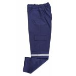 7/7 Gabardin Lacivert Reflektörlü Kışlık İş Pantolonu