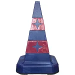 Kedi Gözlü Koni Bordo Mavi Ağırlıklı 60 cm