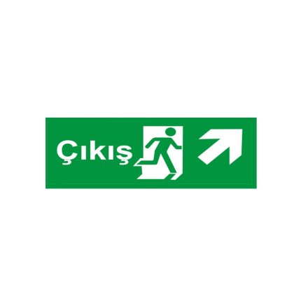 Çıkış Fotolümenli Sağ Yukarı Çapraz