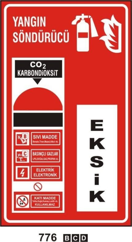 Yangın Söndürücü Co2 karbondioksit