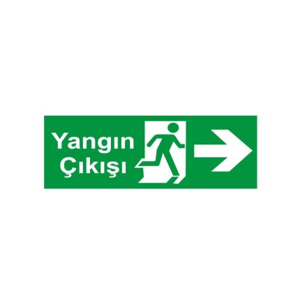 Yangın Çıkış Fotolümen Sağ Ok